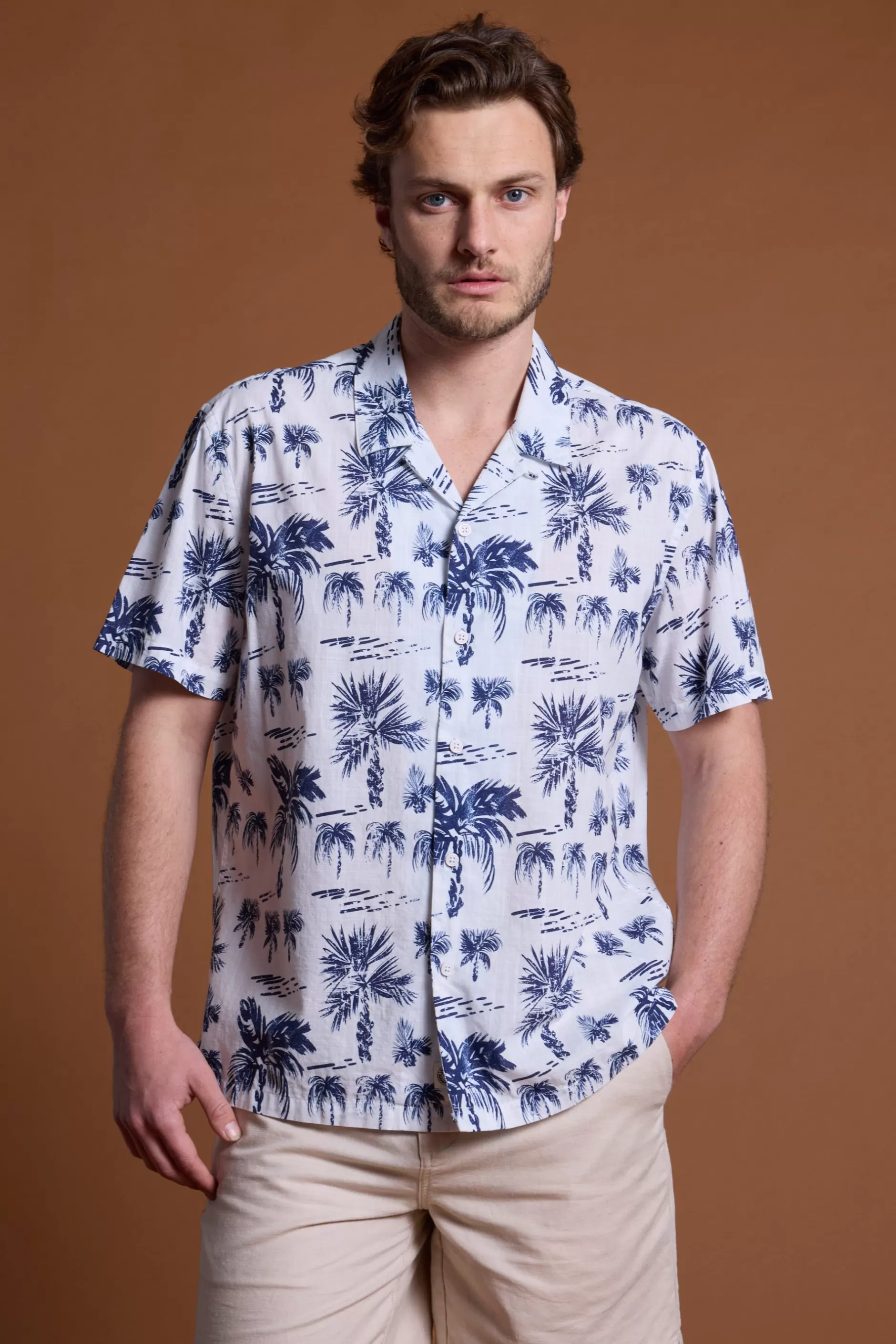 Atlanta Print Cuban Shirt^Barkers Flash Sale