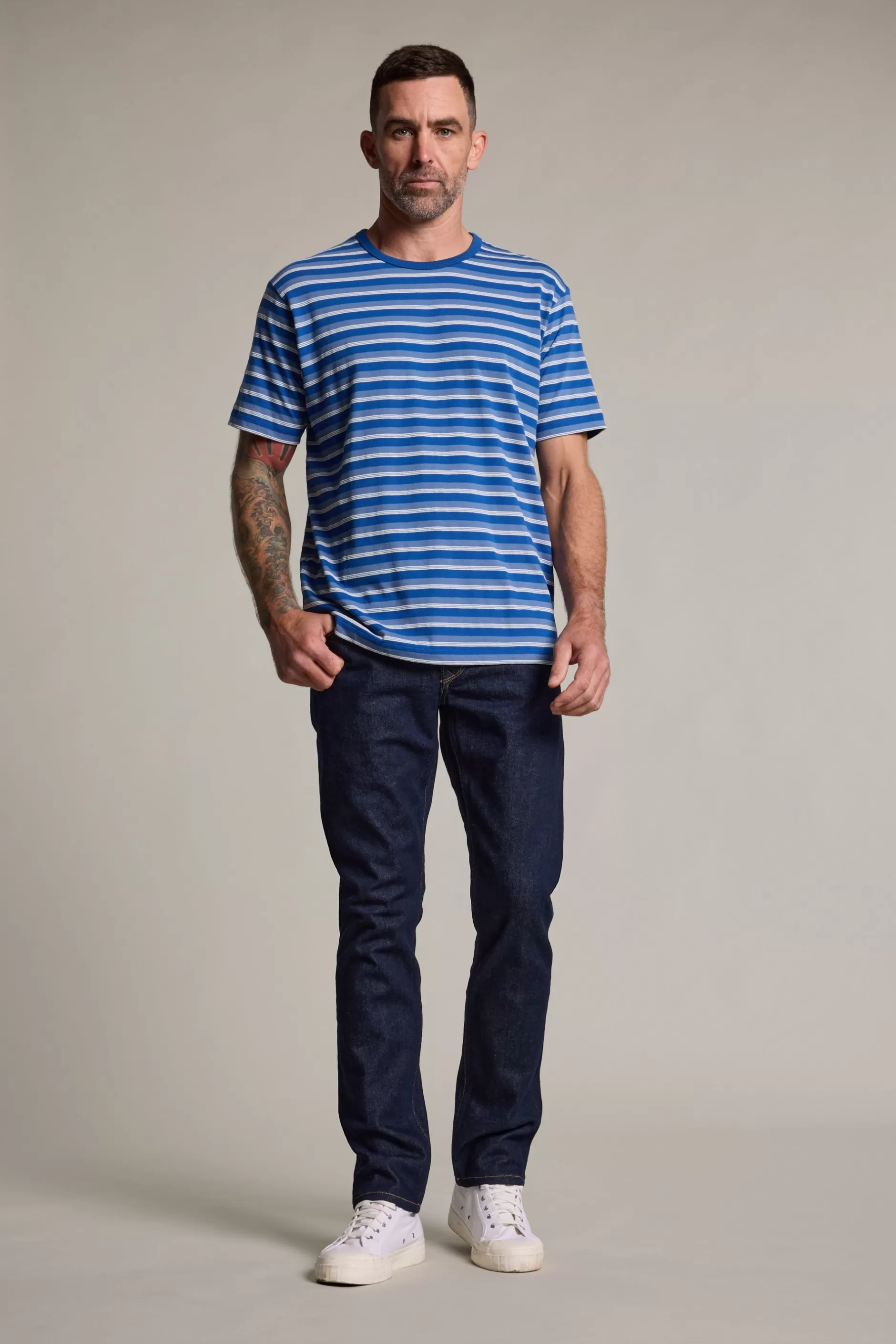 Avalon Stripe Tee^Barkers Cheap