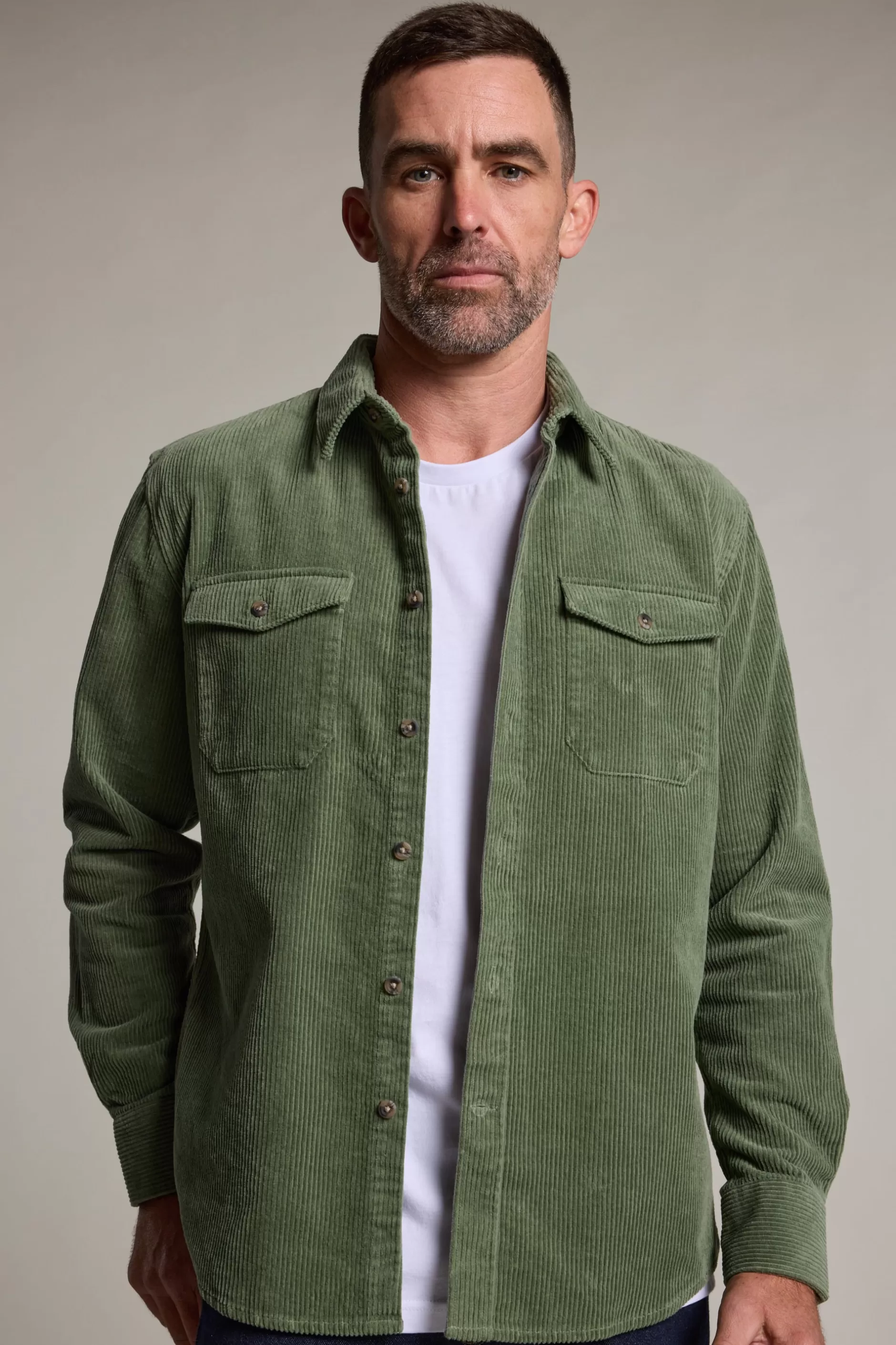 Danesbury Cord Overshirt^Barkers Flash Sale