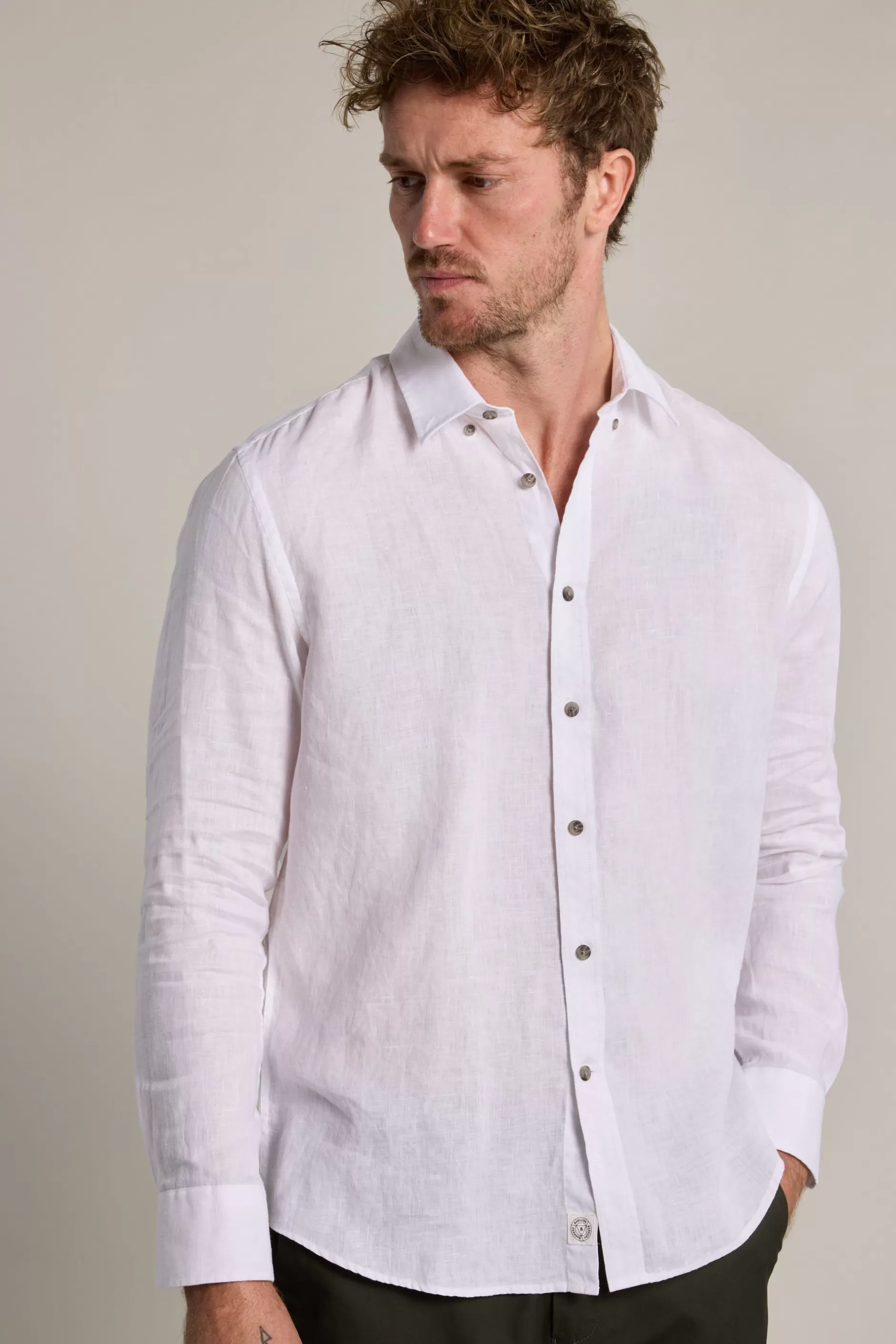 Dorset Linen Shirt^Barkers New