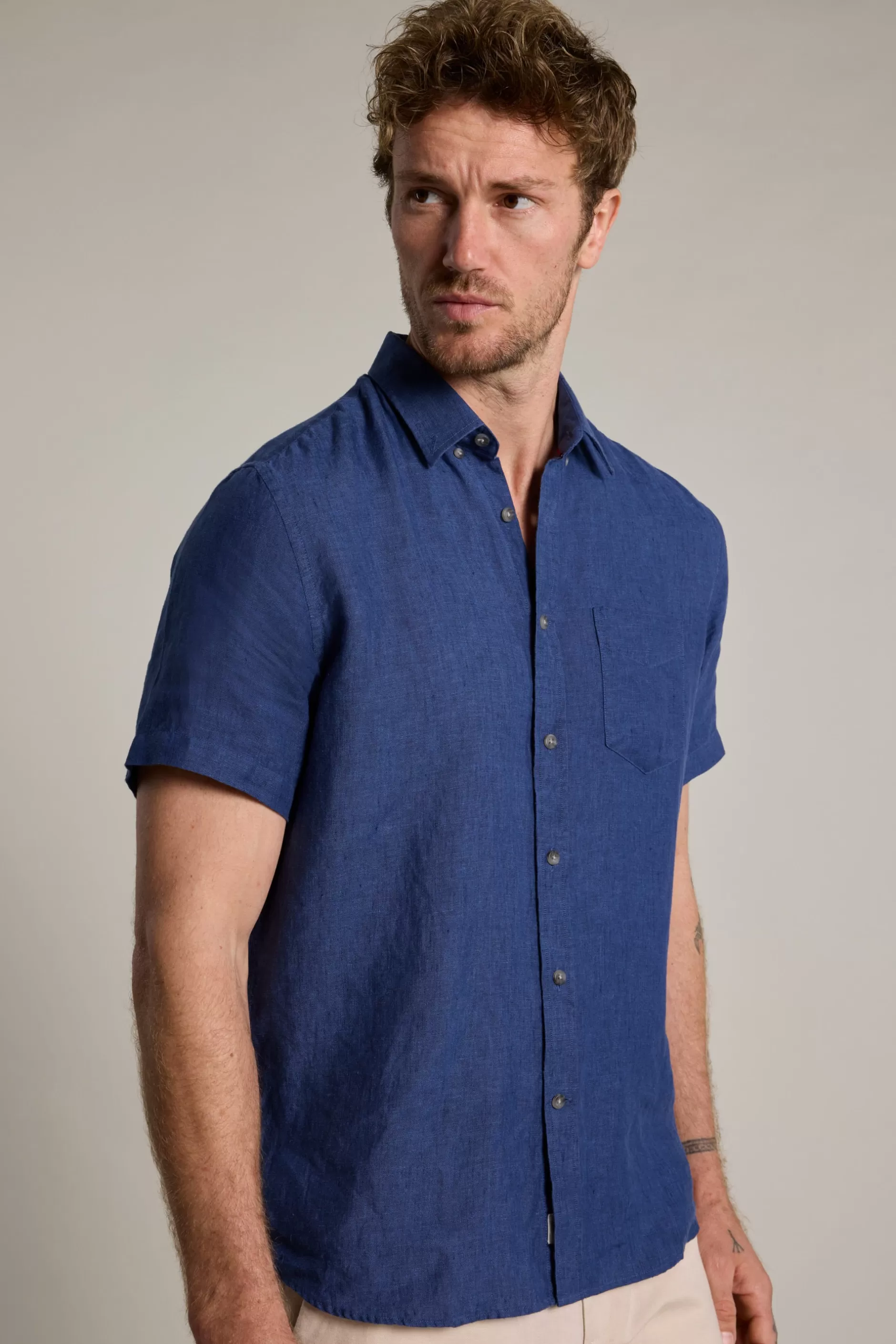 Gentry Linen Shirt^Barkers Flash Sale