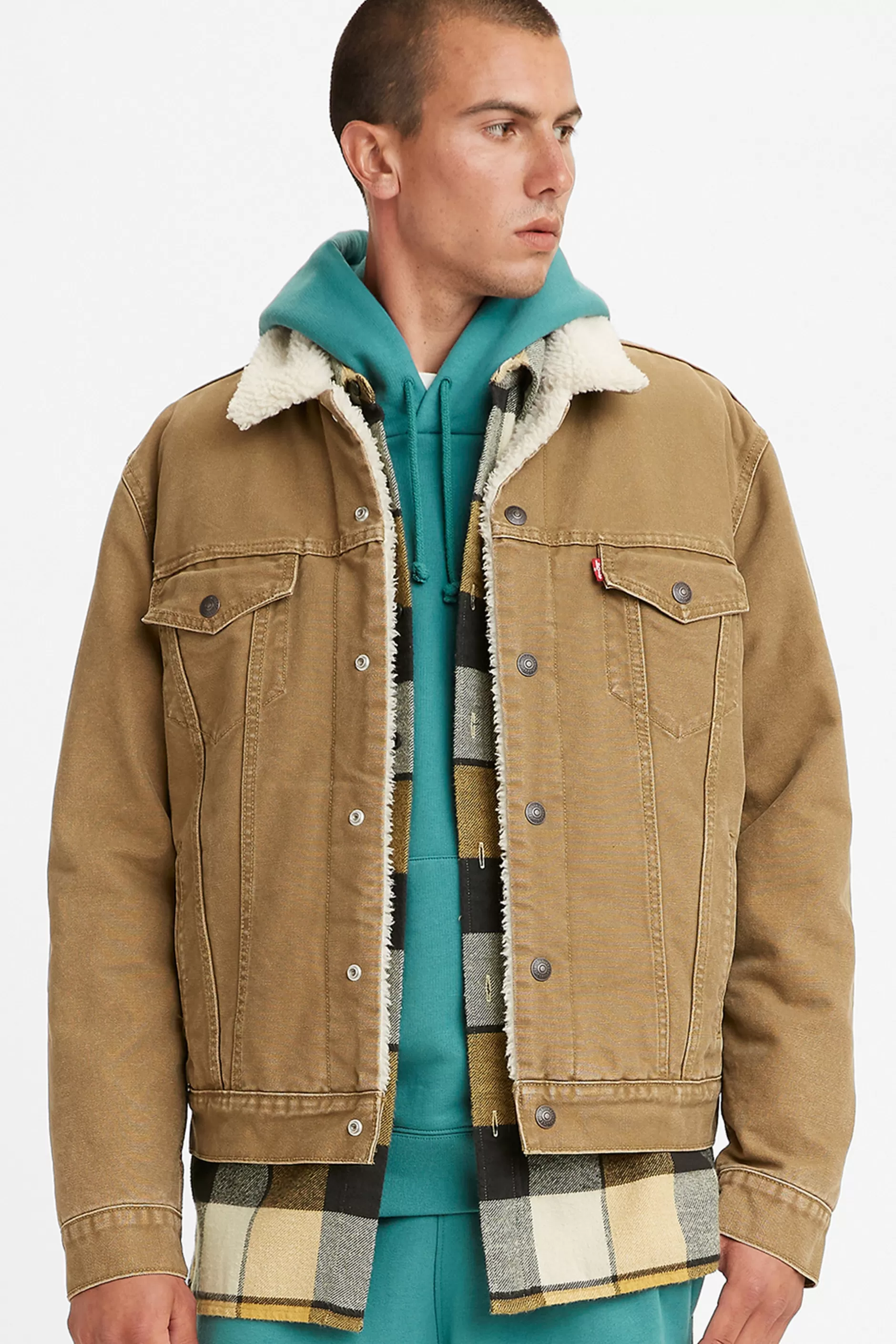 Levi's Type 3 Sherpa Trucker^Barkers New