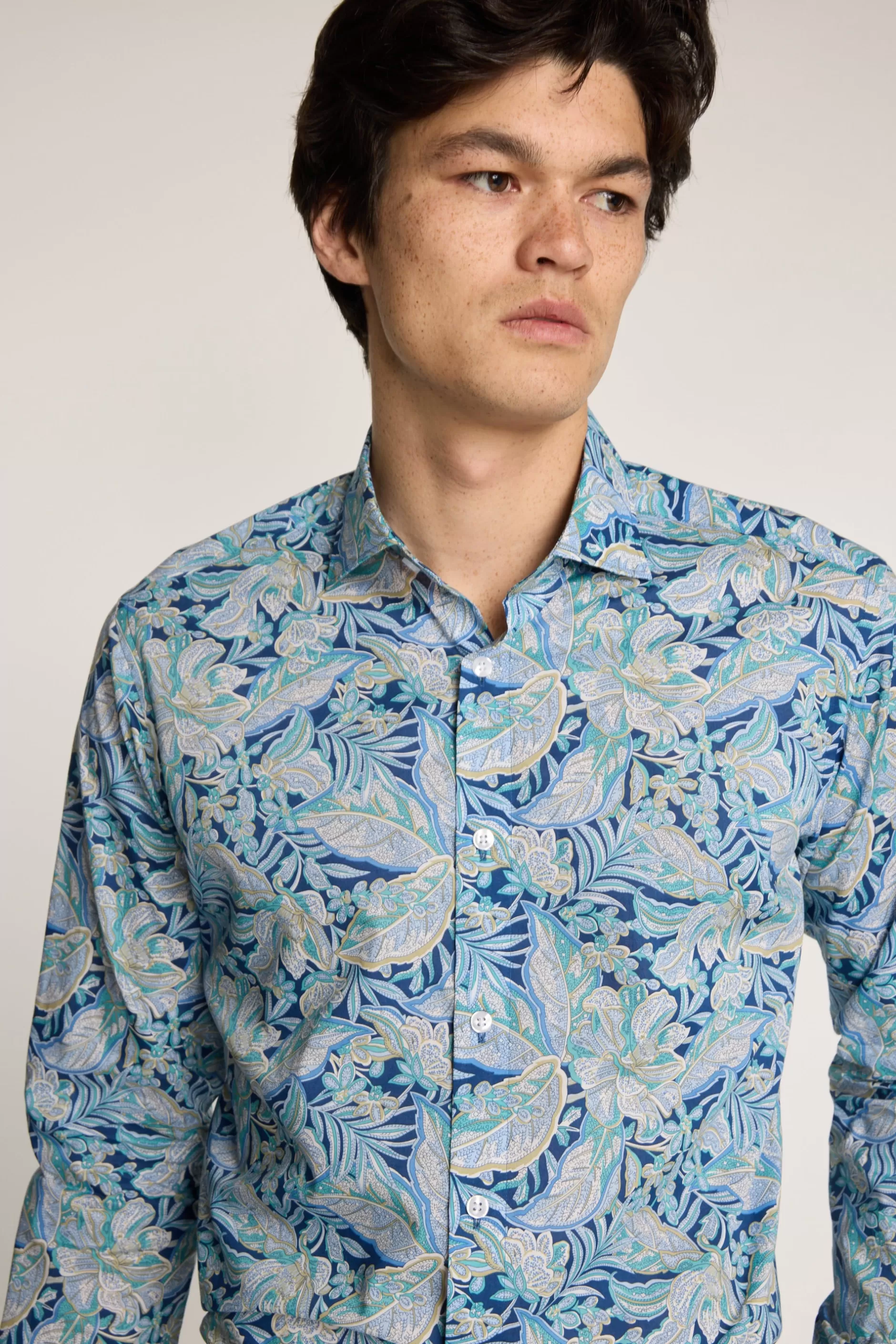 Liberty Hawaiian Paisley Print Shirt^Barkers Best