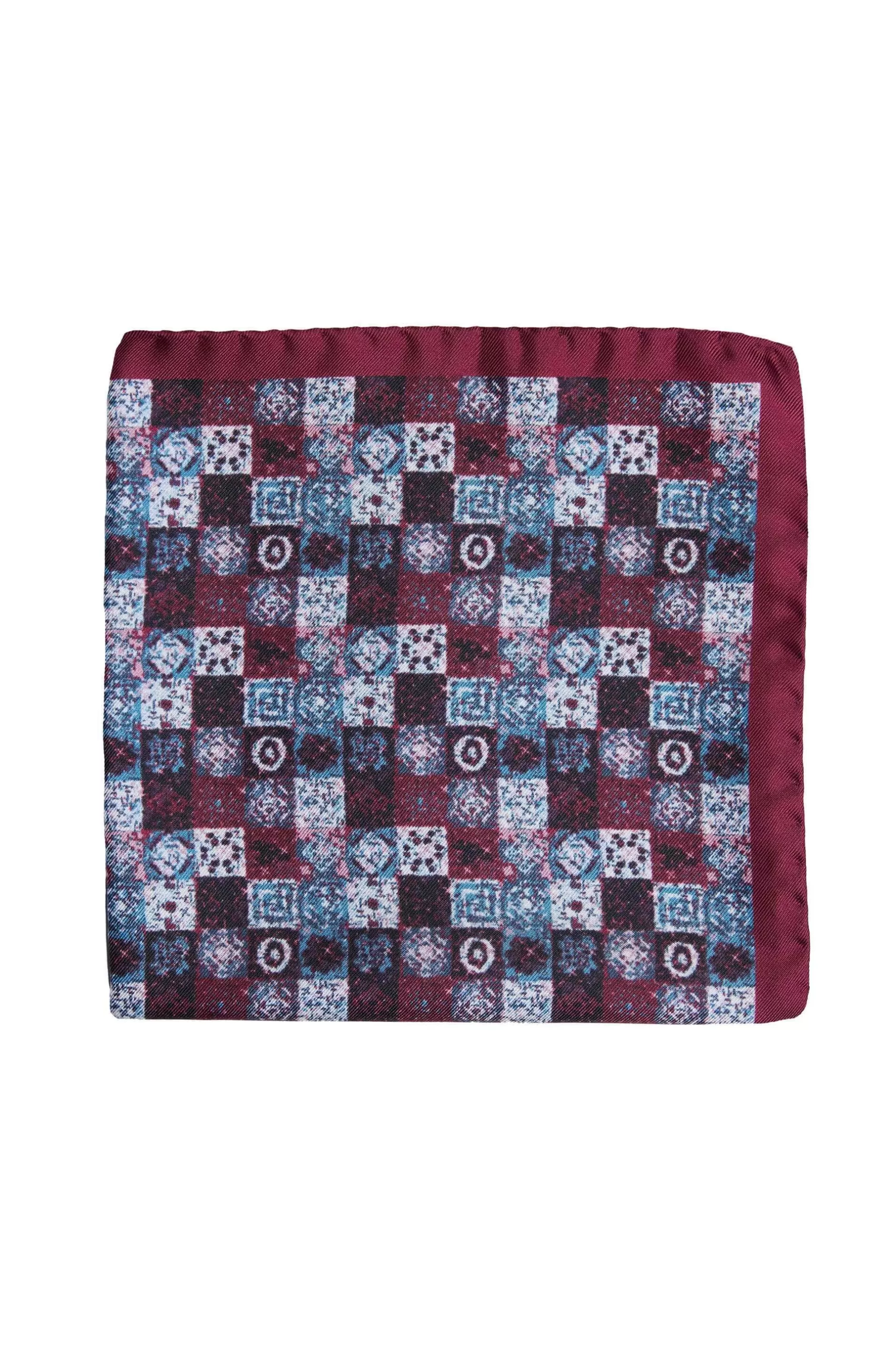 Macie Geo Pocket Square^Barkers Clearance