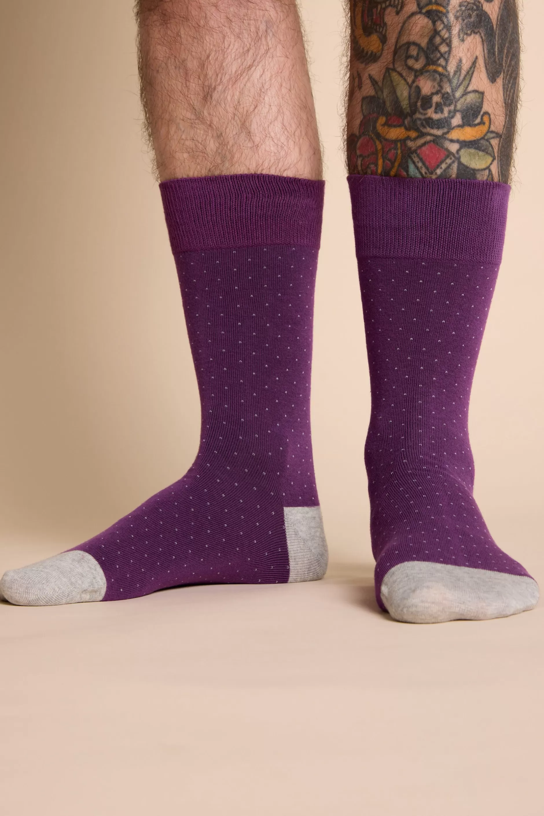 Nicolas Pin Dot Sock^Barkers Discount