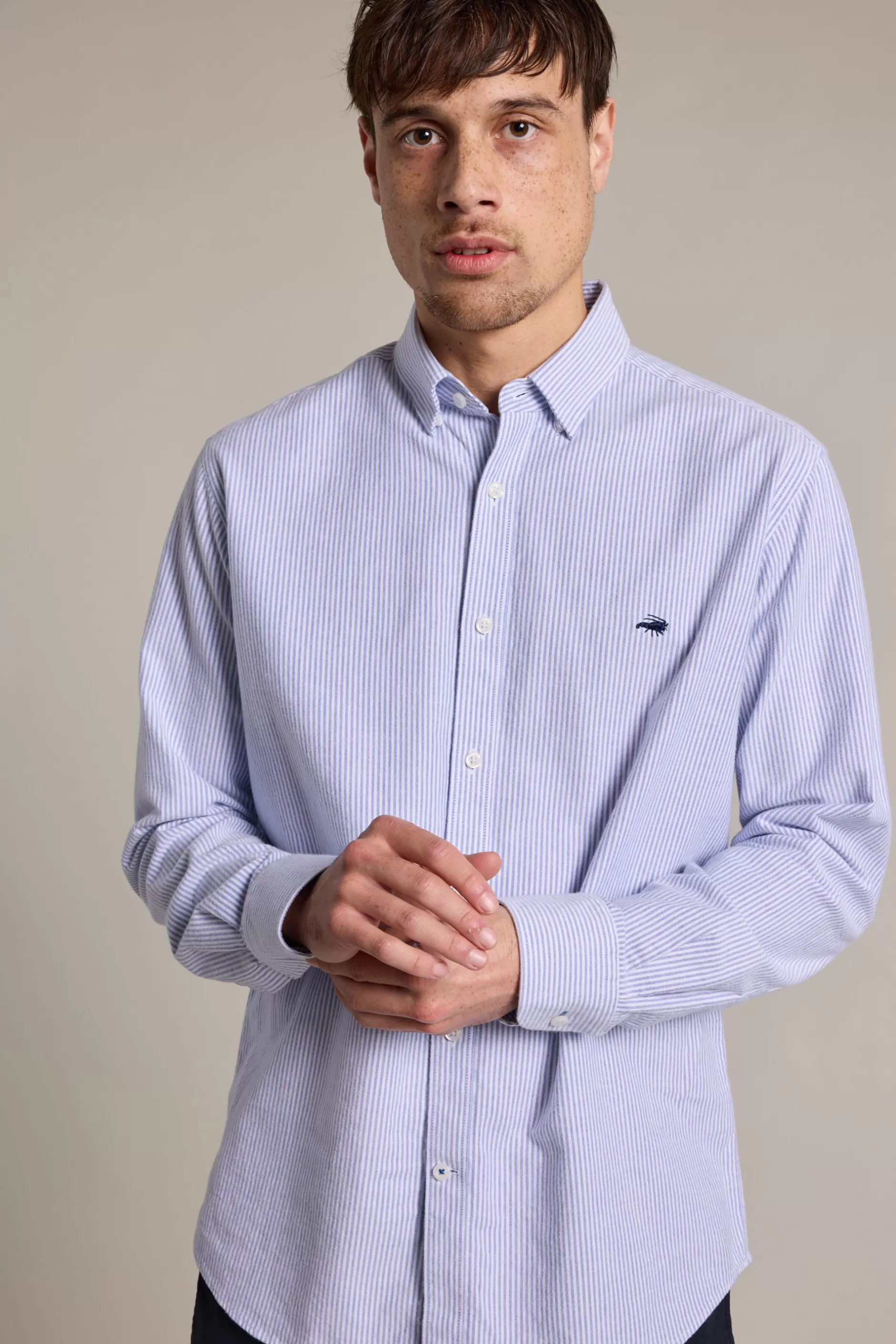 Nina Stripe Oxford Shirt^Barkers Clearance