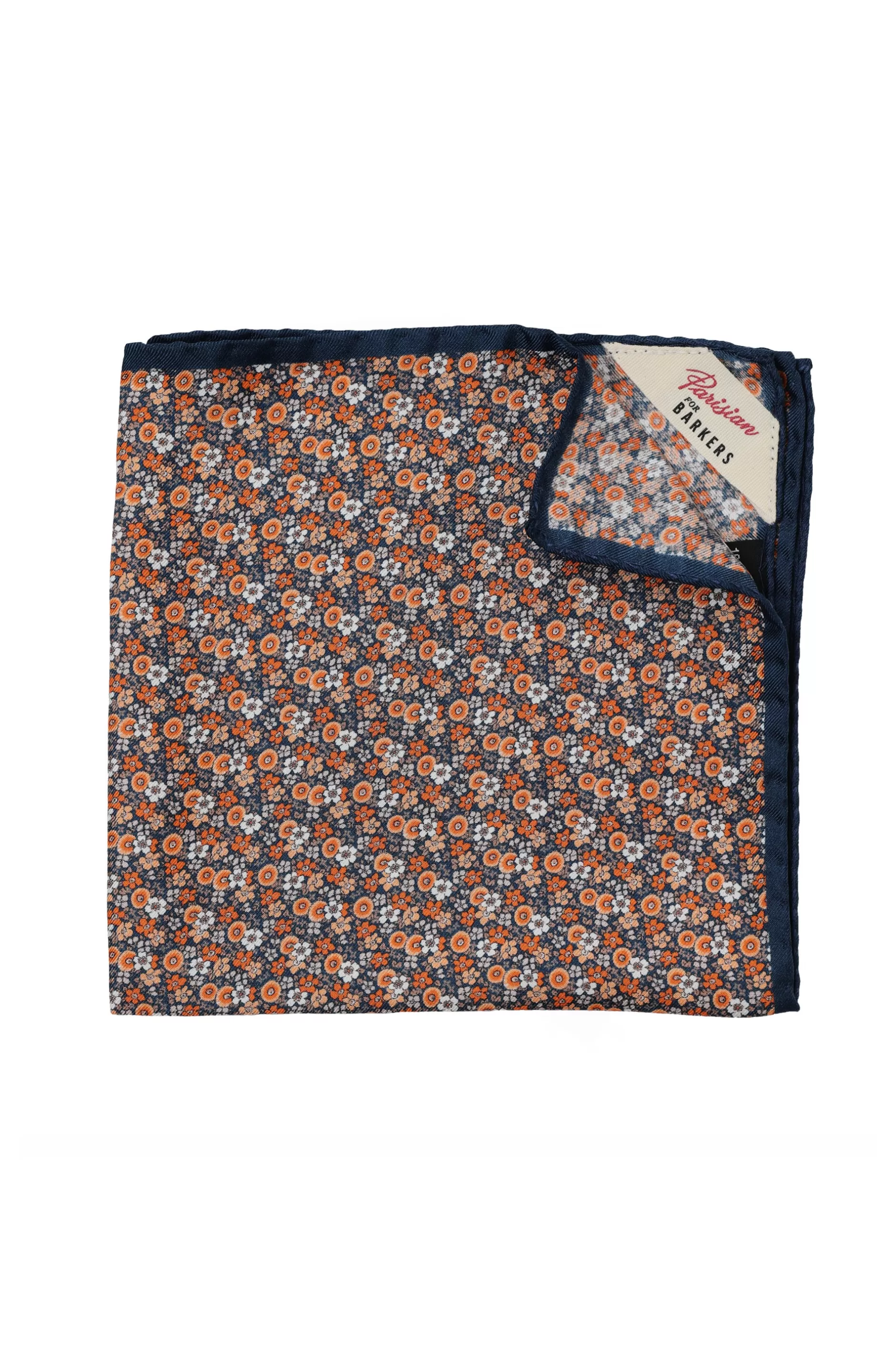 Parisian Ditsy Silk Pocket Square^Barkers Outlet