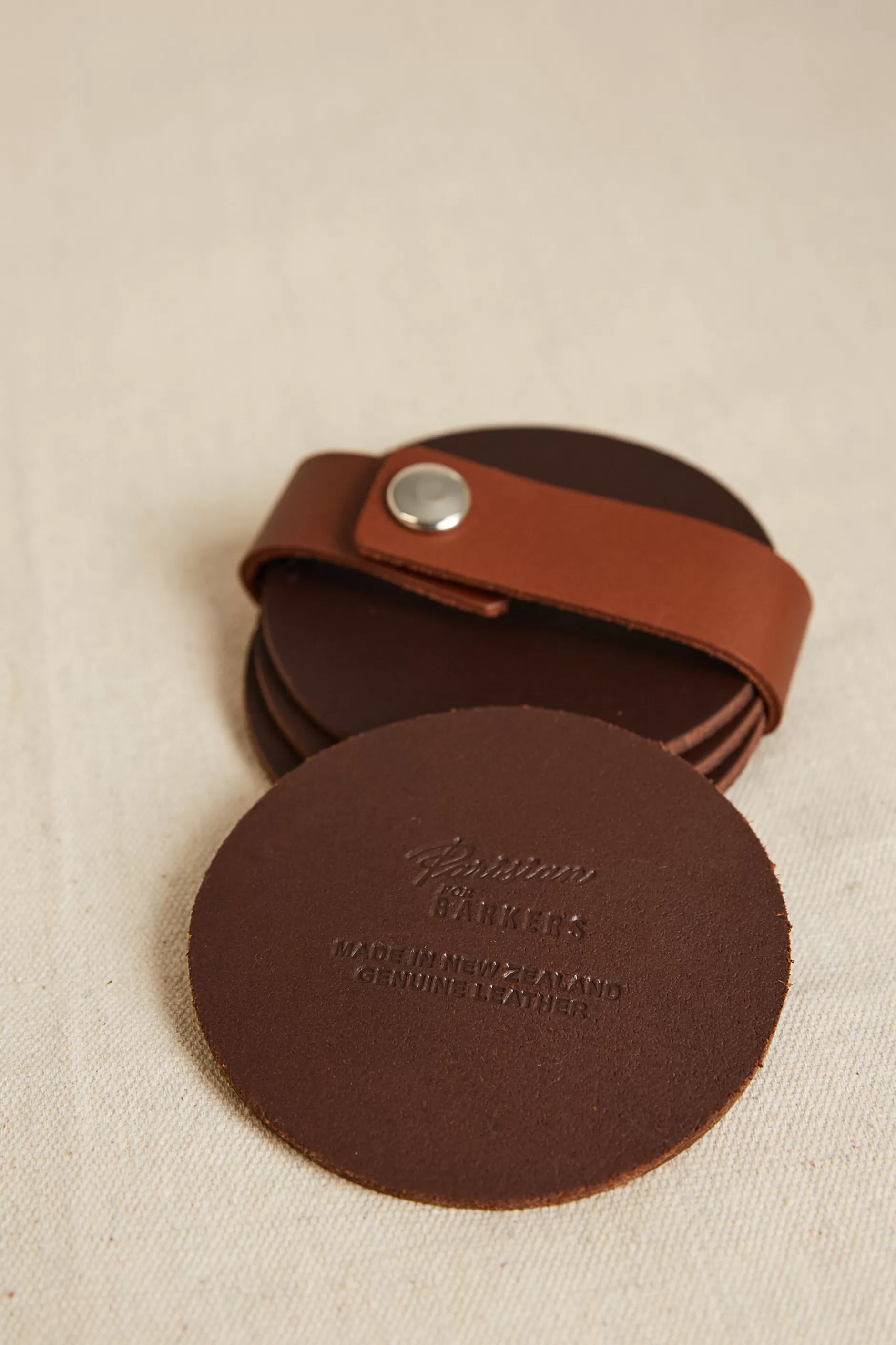 Parisian Leather Coaster^Barkers Discount