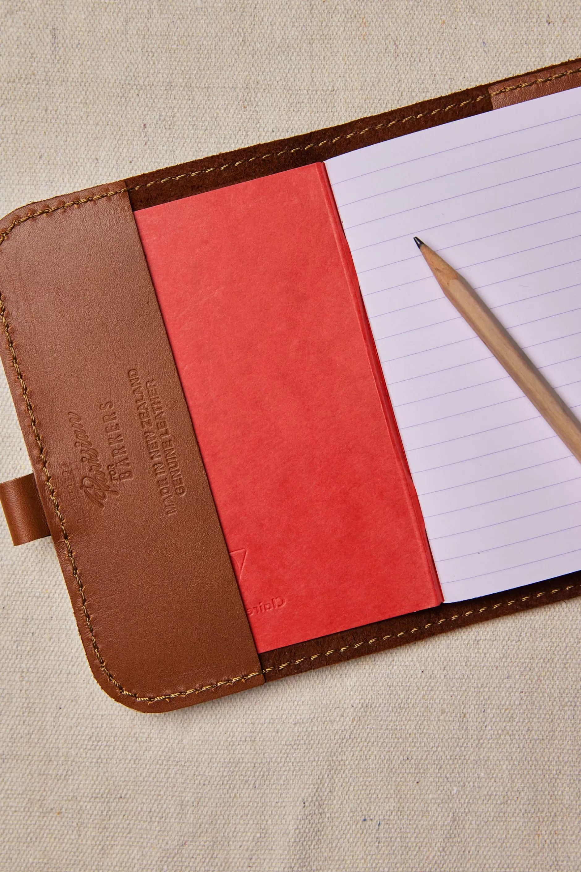 Parisian Leather Mini Notebook^Barkers Cheap