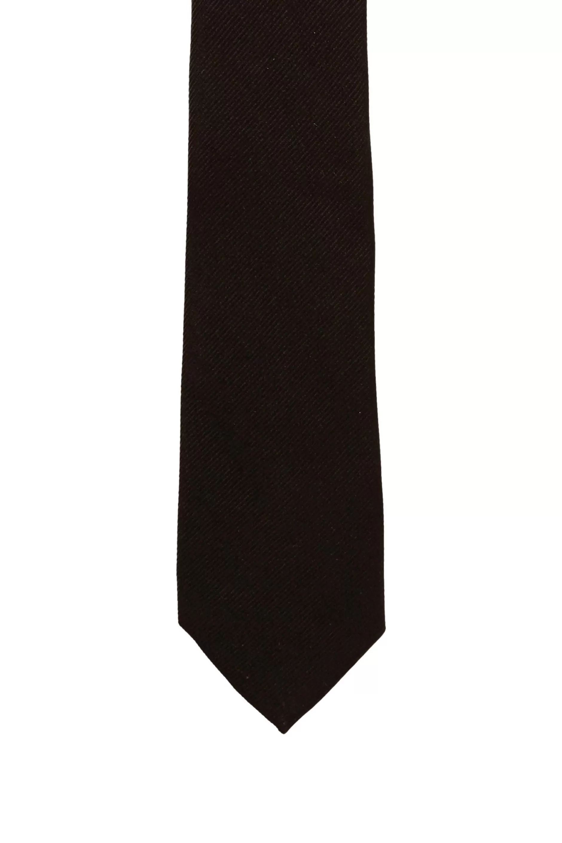 Radium Black Slim Tie^Barkers New