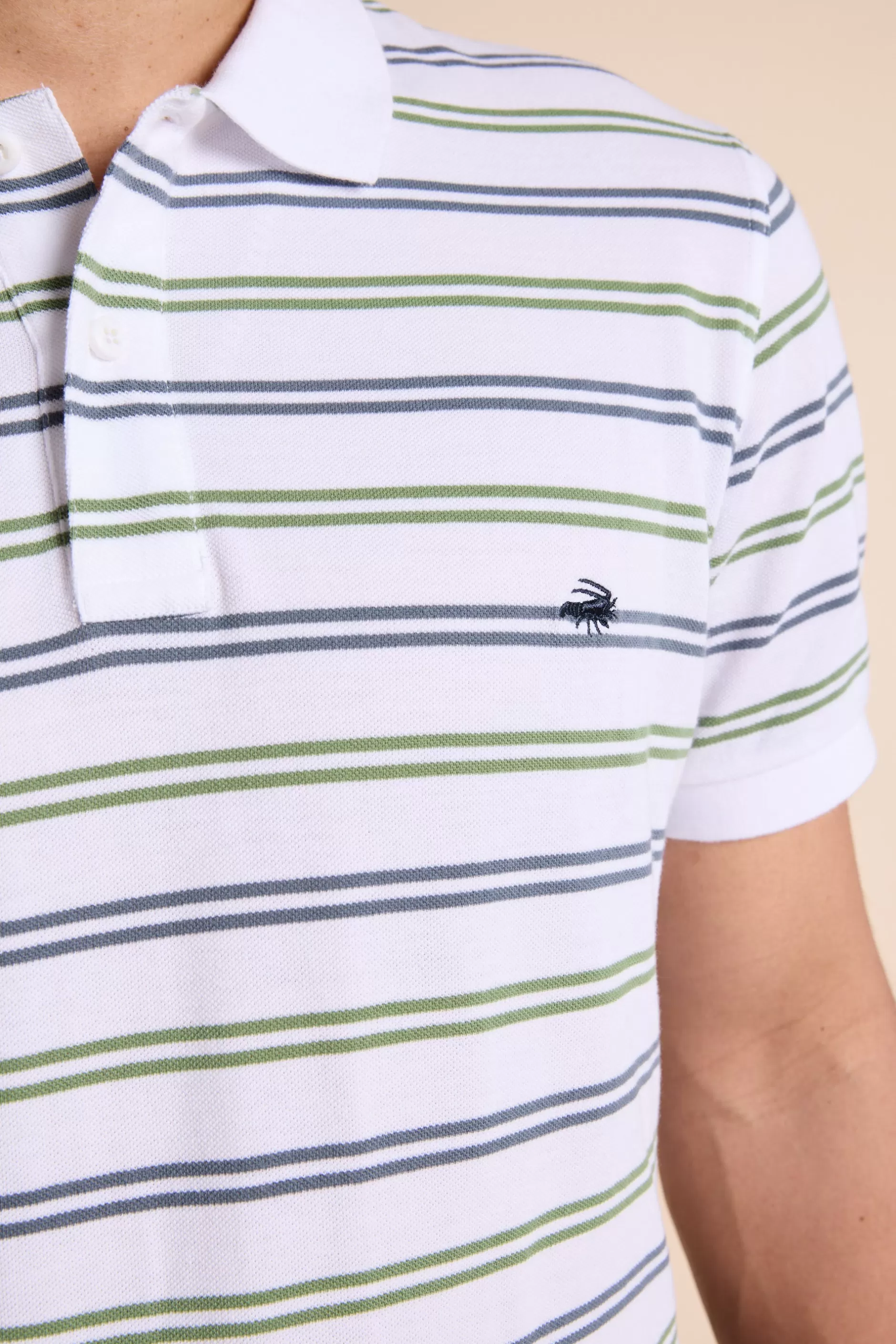 Regent Pique Stripe Polo^Barkers New