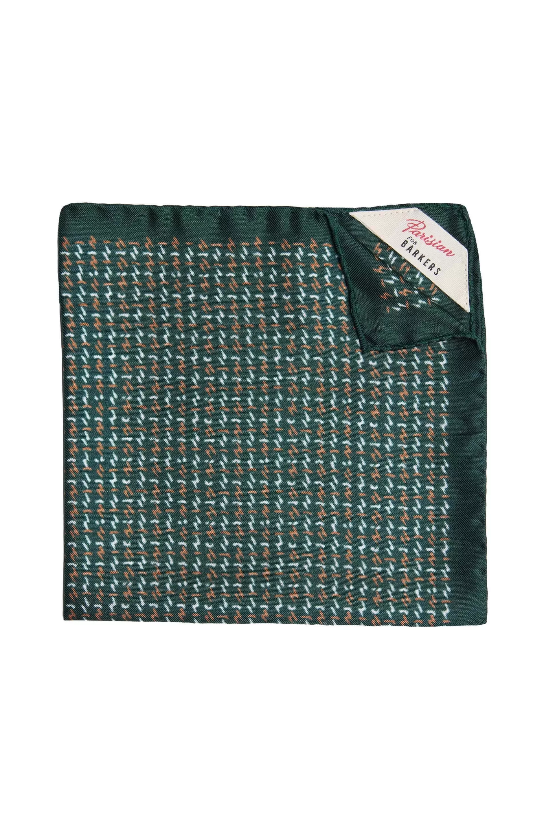 Ridge Geo Pocket Square^Barkers Discount