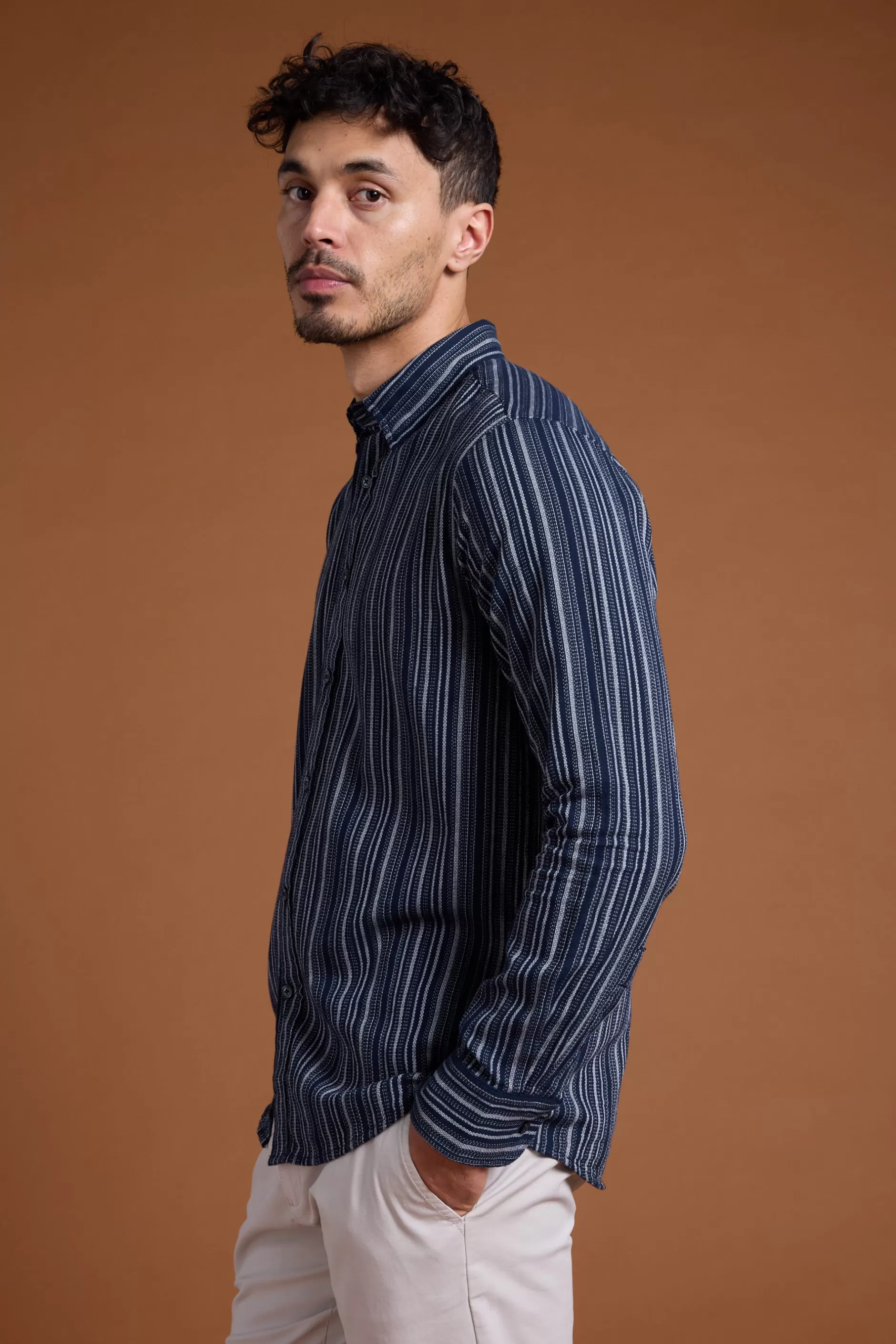 Scott Stripe Shirt^Barkers Discount