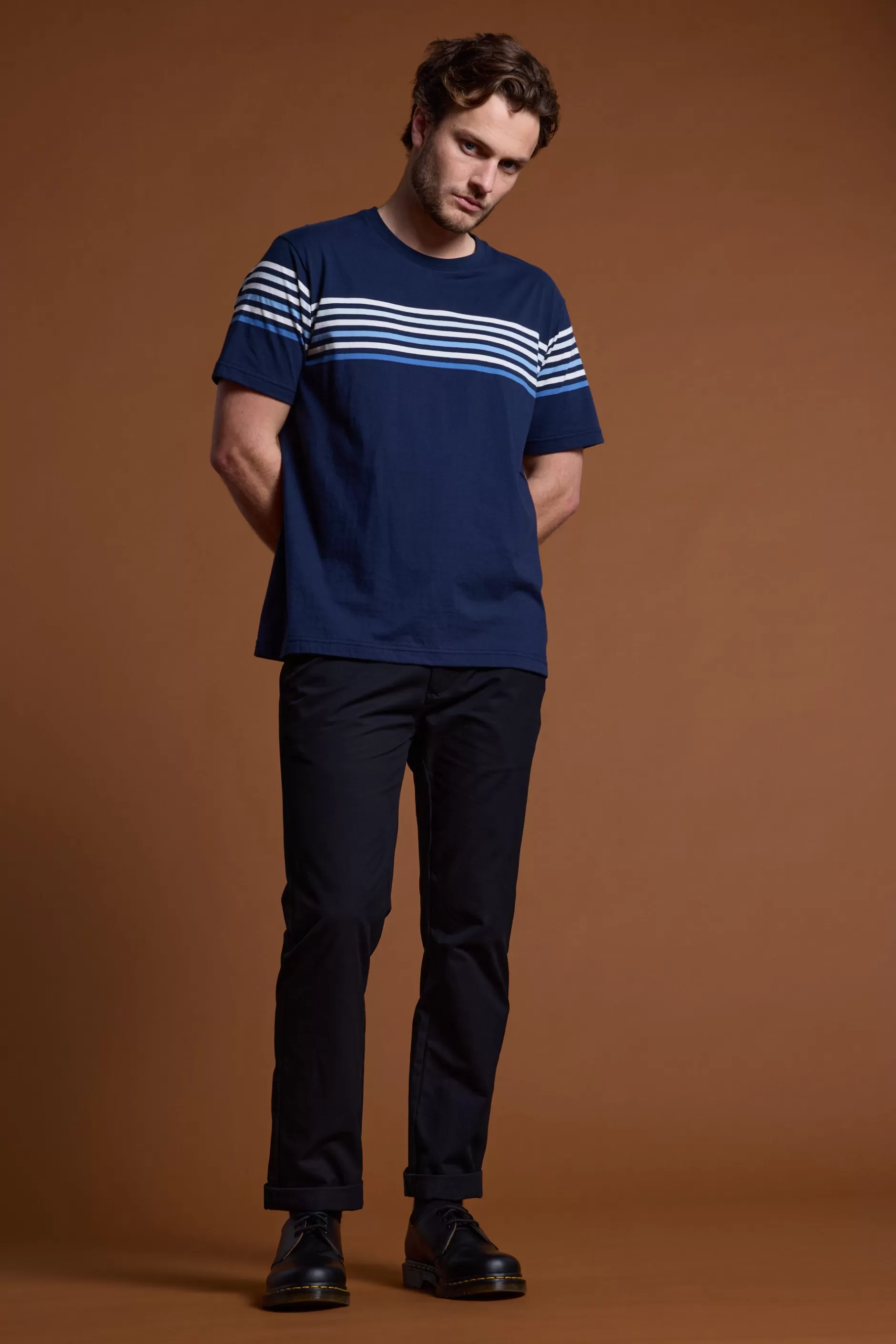 Tayside Stripe Tee^Barkers Hot