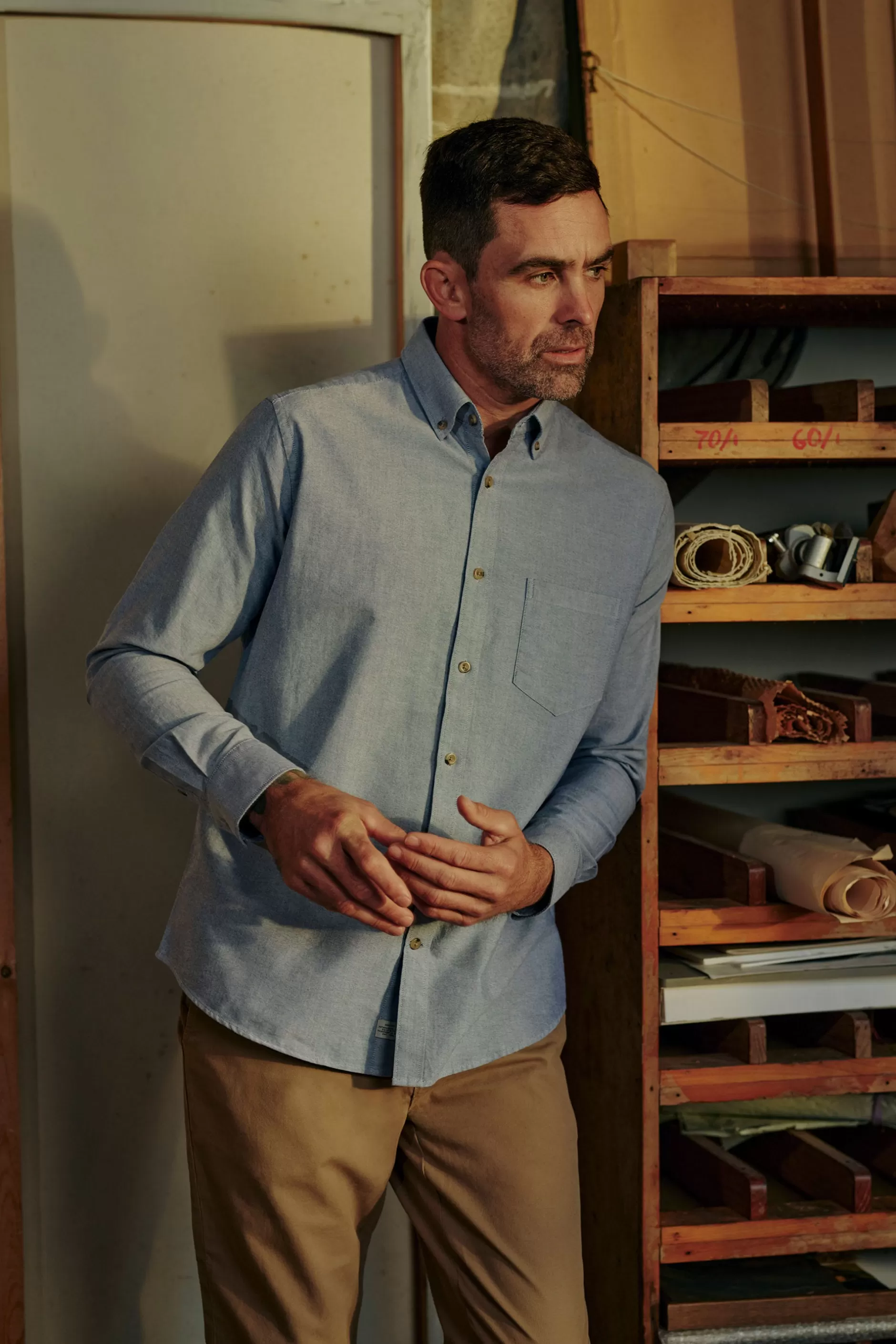 Thatcher Oxford Shirt^Barkers Fashion