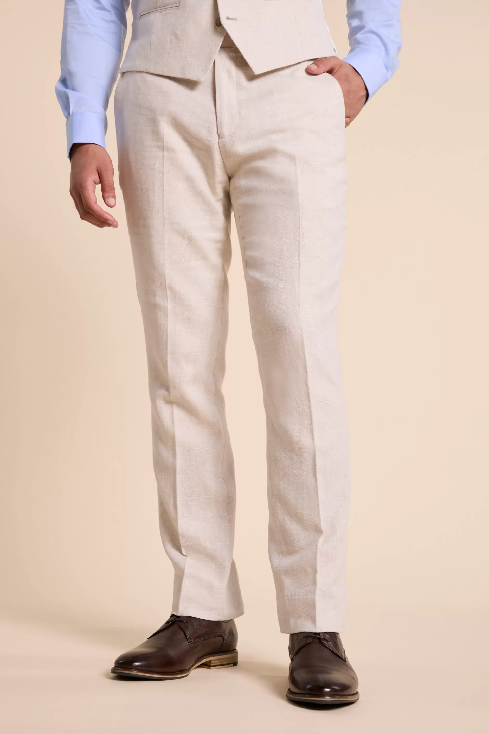 Thompson Textured Linen Pant^Barkers Best Sale