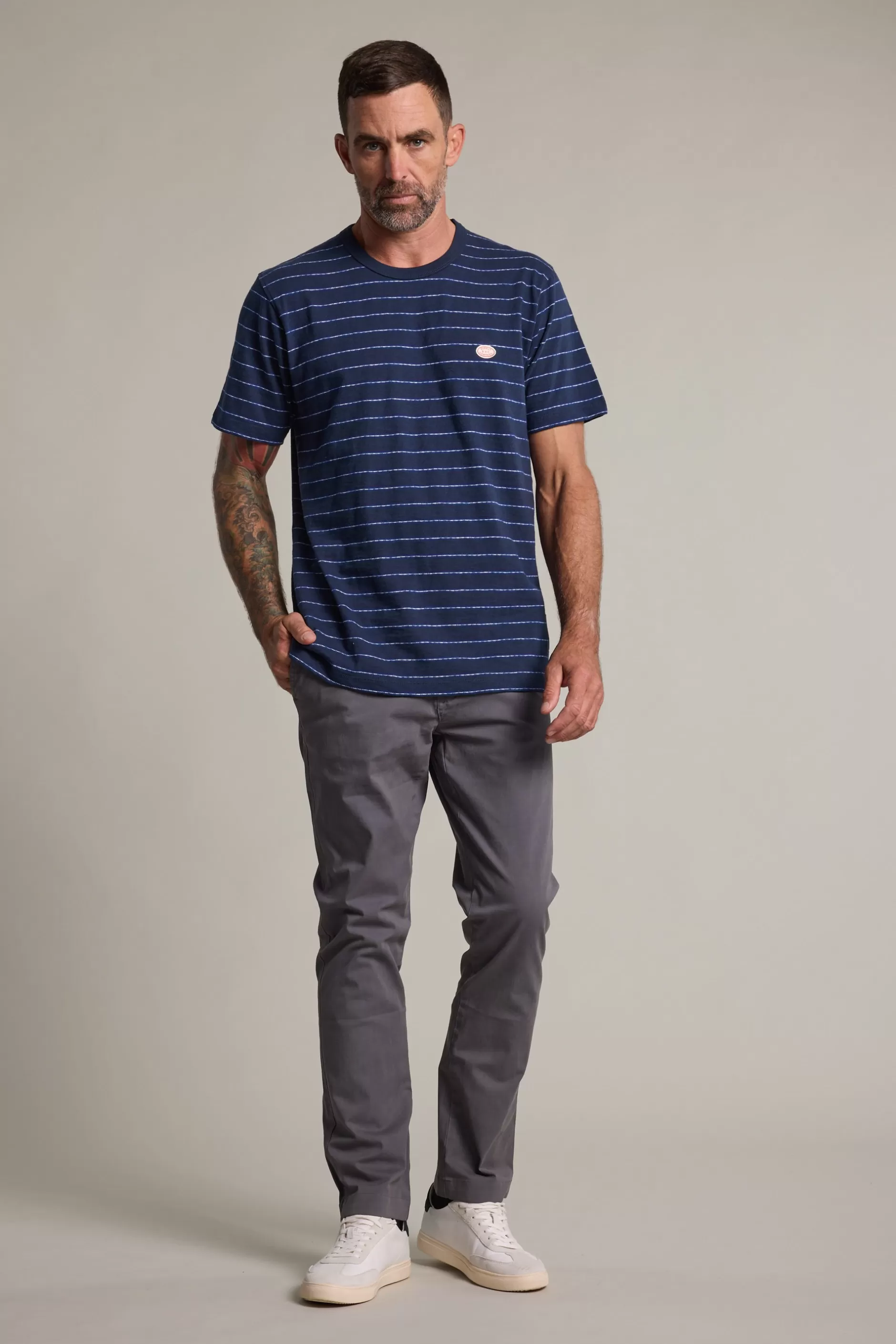 Vermont Stripe Tee^Barkers Sale