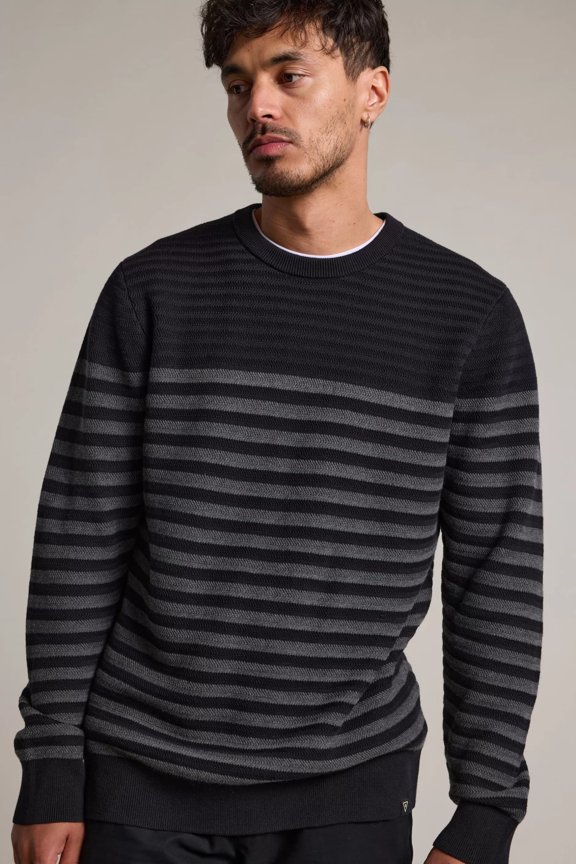 Wesley Cotton Stripe Crew^Barkers Flash Sale